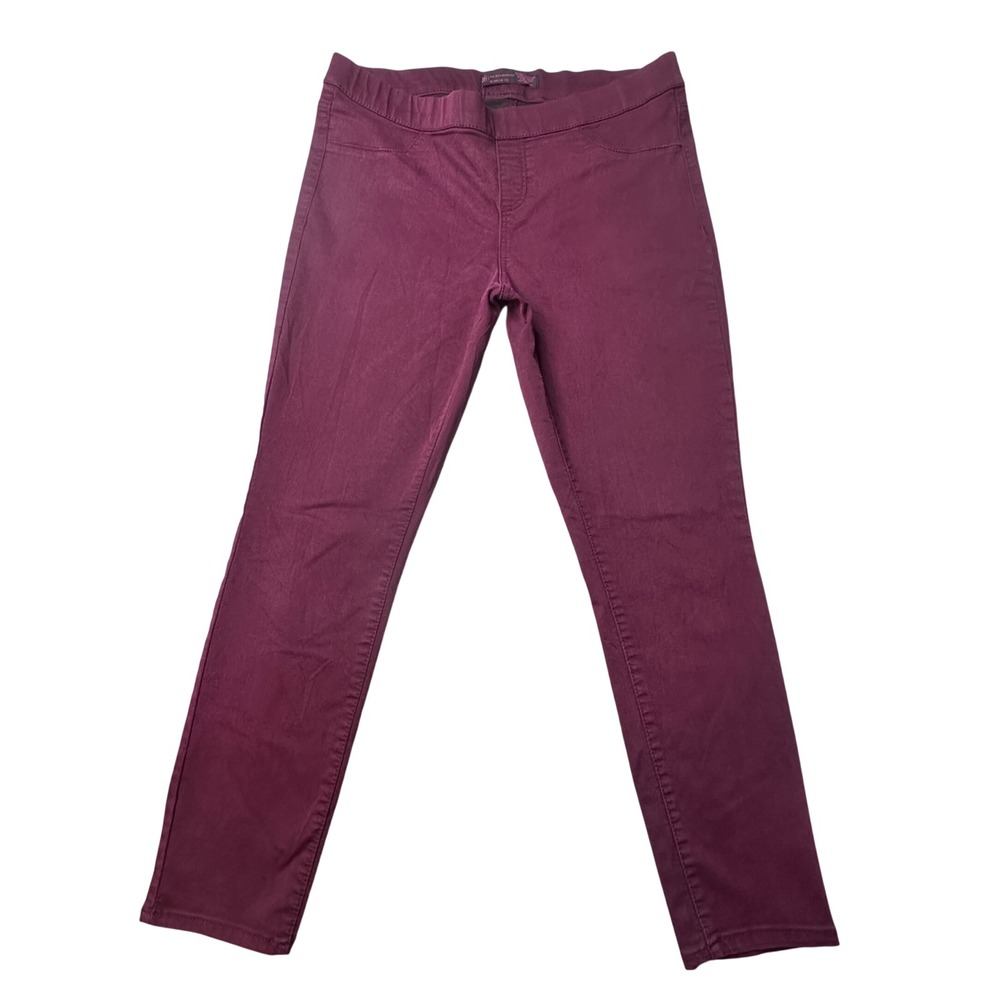 No Boundaries Jeggings Womens‎ XL Burgundy Pull On Stretch Skinny Pants